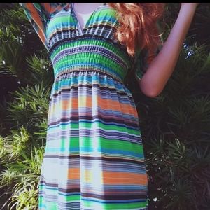 Stripped Maxi Dress